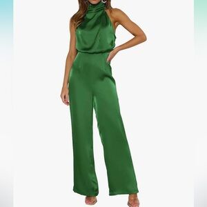 Green jumpsuit